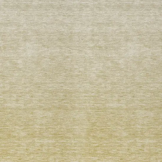 Wheat Gold And Tan Ombre Washable Indoor Outdoor Area Rug Photo 6