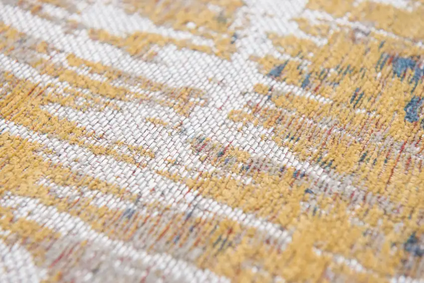 White Abstract Non Skid Area Rug Photo 8