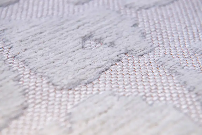White Abstract Non Skid Area Rug Photo 8