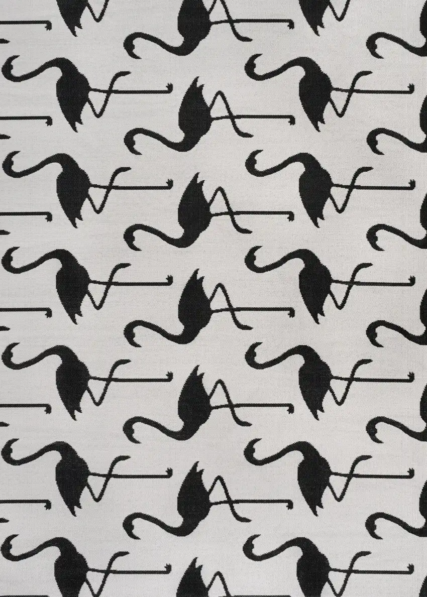 White And Black Animal Print Indoor Outdoor Area Rug Photo 2