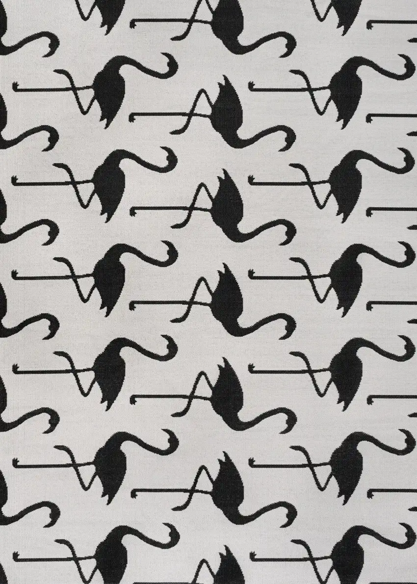 White And Black Animal Print Indoor Outdoor Area Rug Photo 1