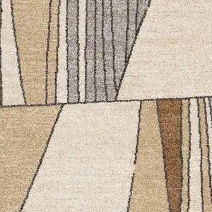 Photo of White And Black Geometric Area Rug