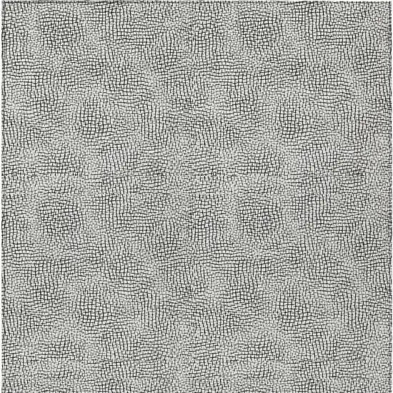 White And Black Geometric Washable Indoor Outdoor Area Rug Photo 5
