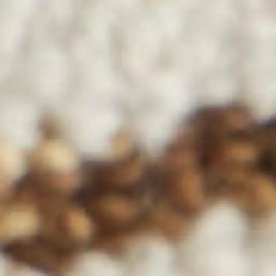 White And Brown Wool Ikat Hand Tufted Area Rug Photo 4