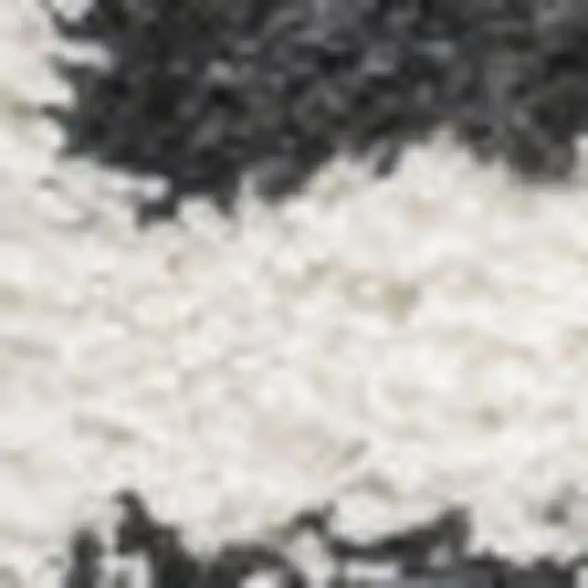 White And Gray Striped Area Rug Photo 3