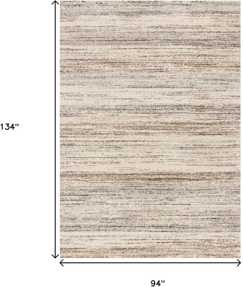 White And Orange Abstract Area Rug Photo 3