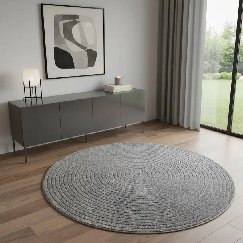 White Area Rug With Fringe Photo 2