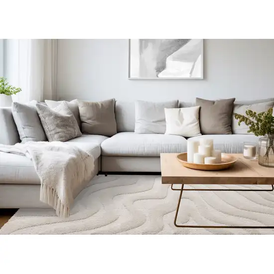 White Area Rug Photo 5