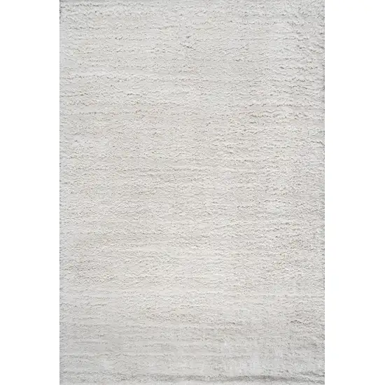 White Flatweave Area Rug Photo 1