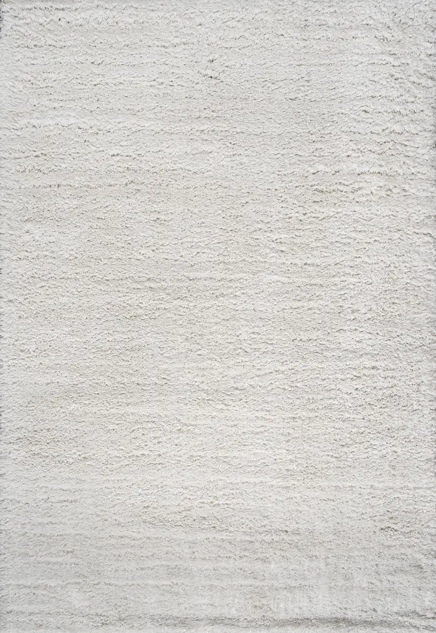 White Flatweave Area Rug Photo 1