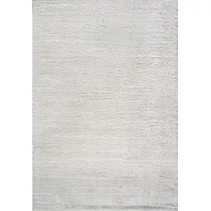 Photo of White Flatweave Area Rug