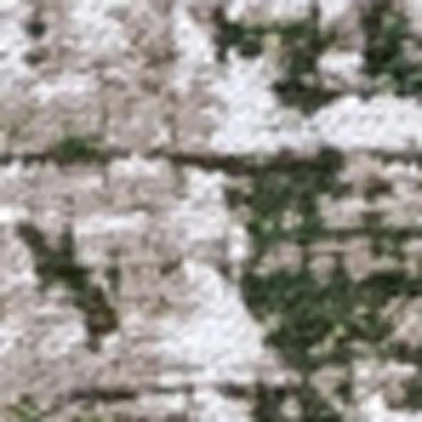 White Gray And Green Abstract Washable Area Rug With UV Protection Photo 6