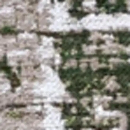 White Gray And Green Abstract Washable Area Rug With UV Protection Photo 3