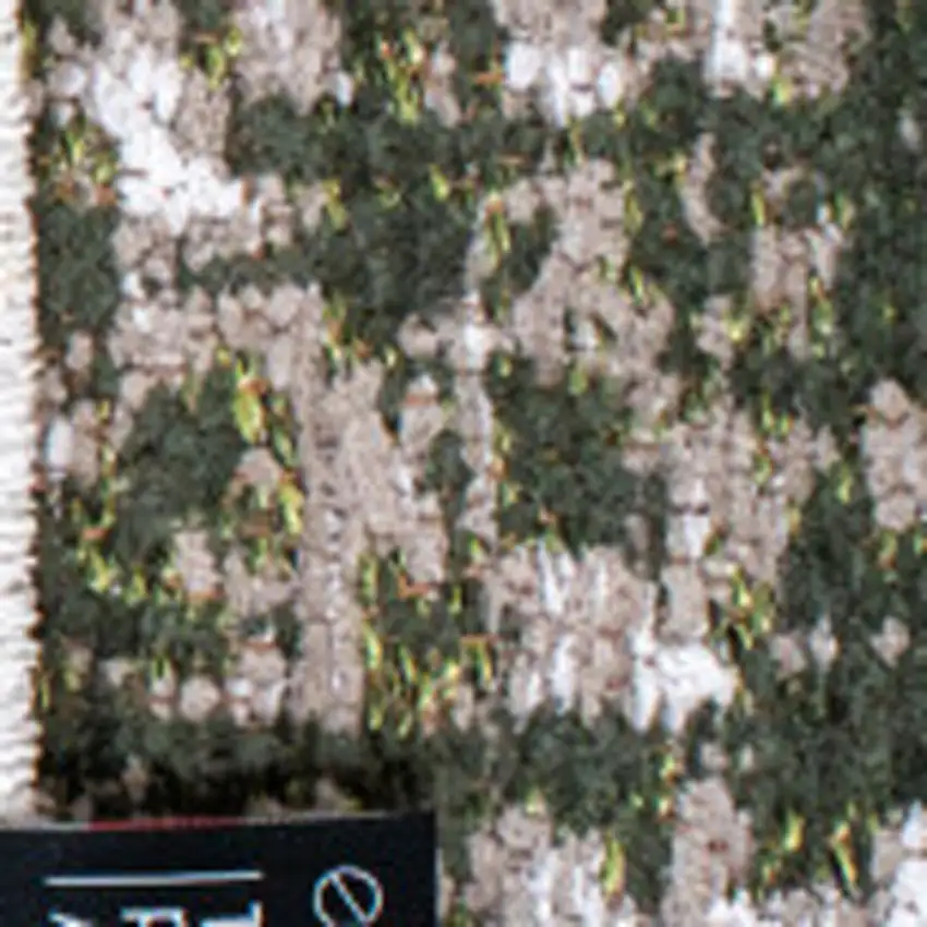 White Gray And Green Abstract Washable Area Rug With UV Protection Photo 7