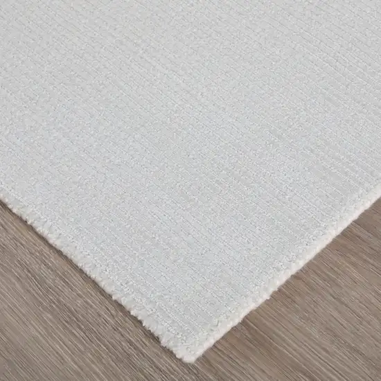 White Hand Woven Area Rug Photo 6