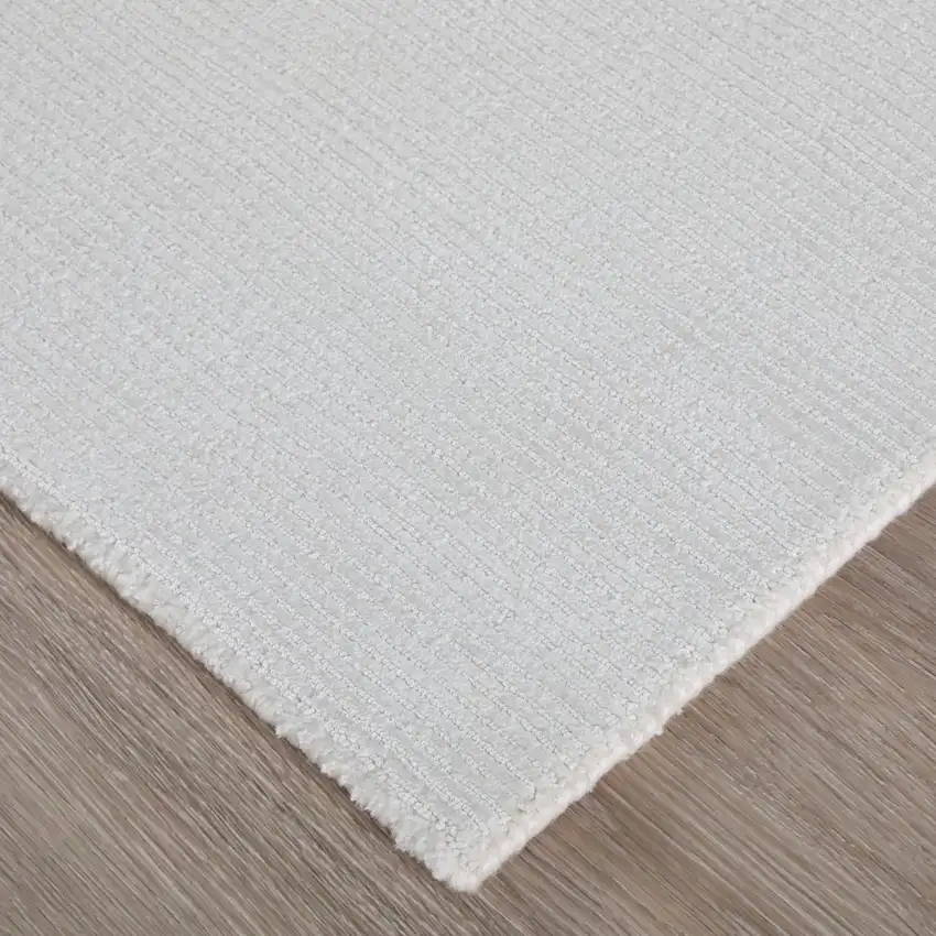 White Hand Woven Area Rug Photo 6