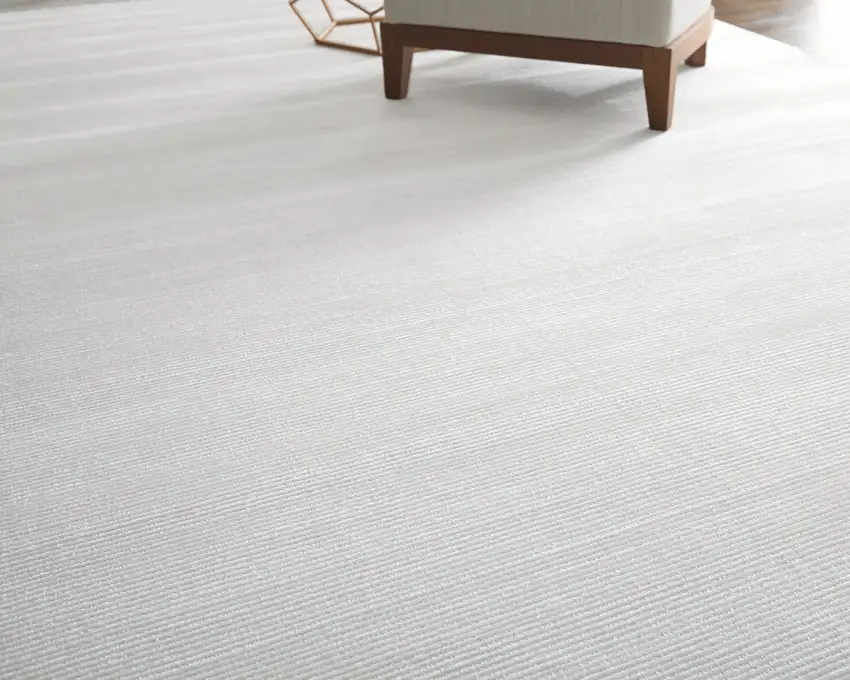 White Hand Woven Area Rug Photo 4