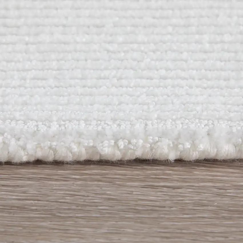 White Hand Woven Area Rug Photo 9