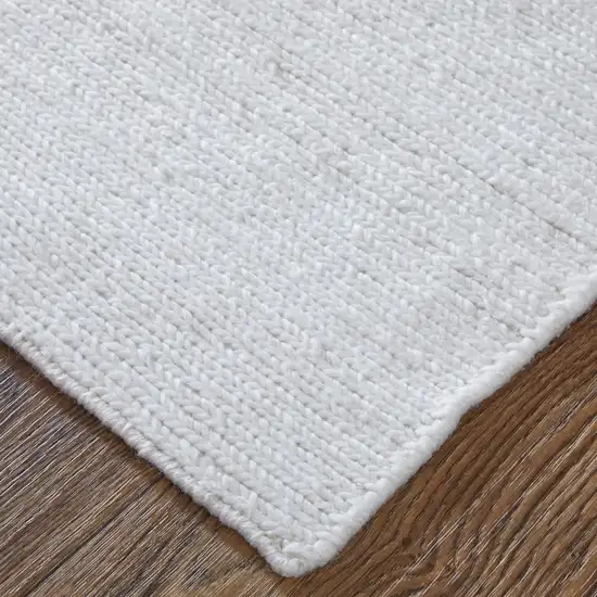 White Handmade Indoor Outdoor Area Rug Photo 5