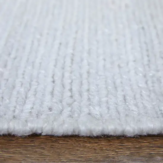 White Handmade Indoor Outdoor Area Rug Photo 9