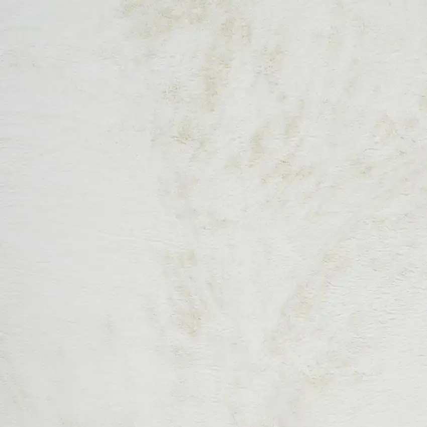 White Shag Area Rug Photo 4