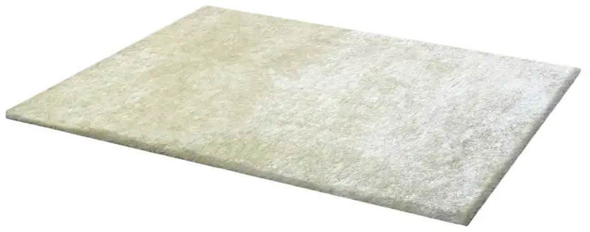 White Shag Hand Tufted Area Rug Photo 1