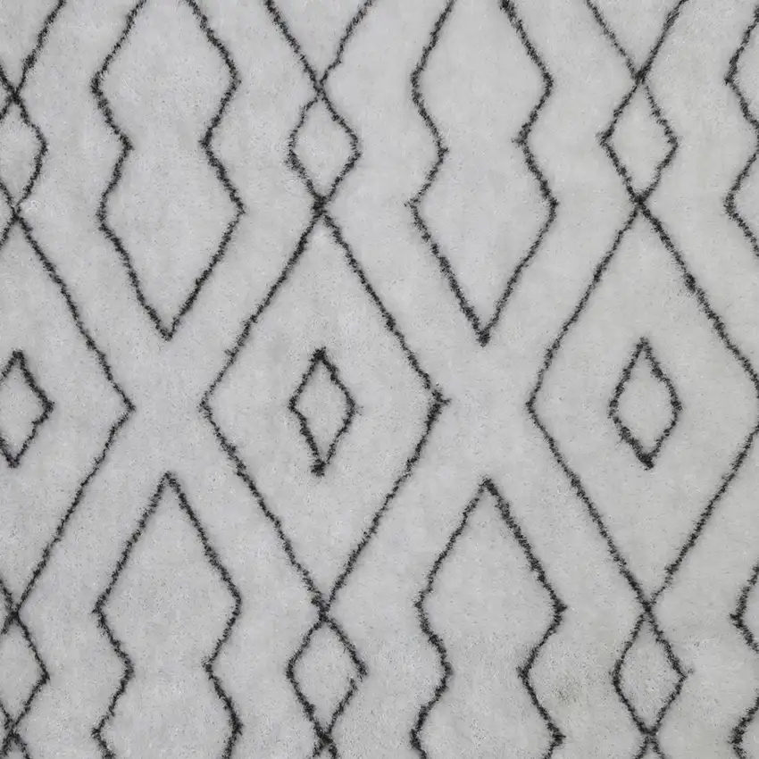 White Shag Hand Tufted Area Rug Photo 9