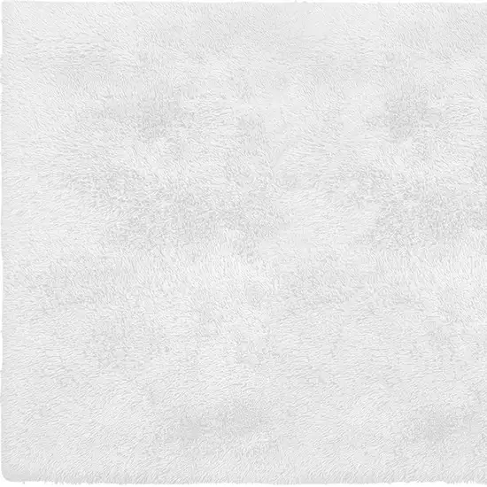 White Power Loom Area Rug Photo 5