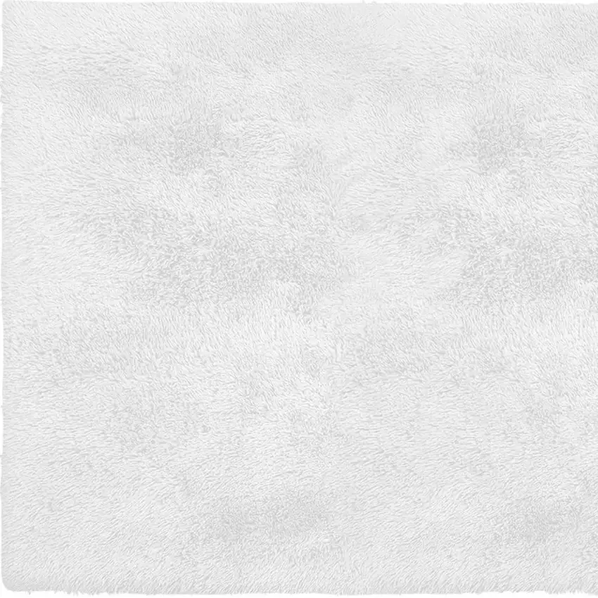 White Power Loom Area Rug Photo 5