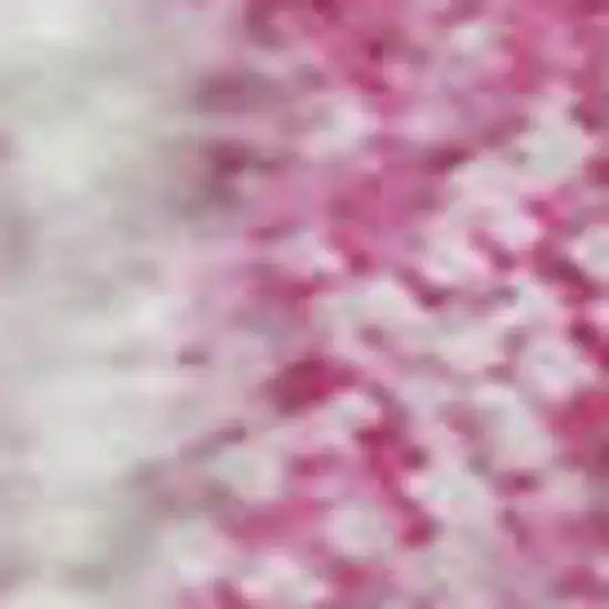 White Yellow And Pink Striped Washable Area Rug With UV Protection Photo 2