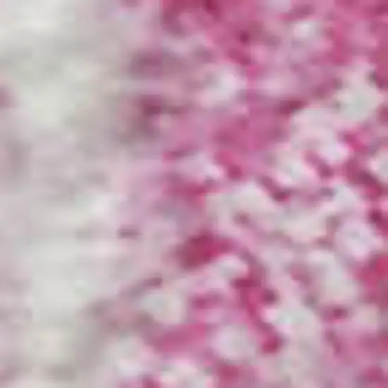 White Yellow And Pink Striped Washable Area Rug With UV Protection Photo 2