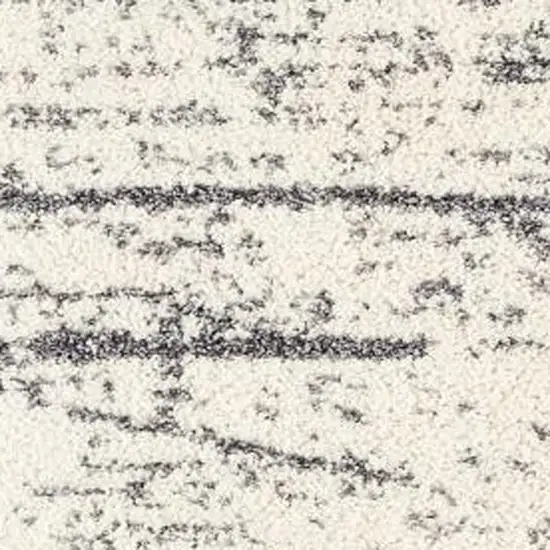 White And Gray Checkered Area Rug Photo 3
