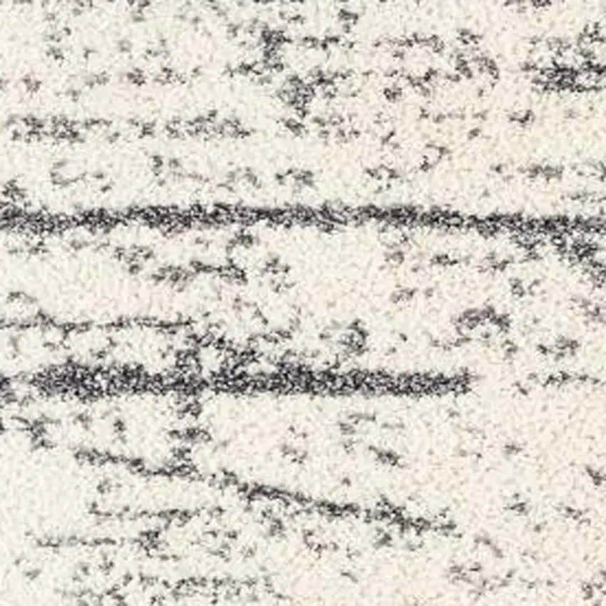 White And Gray Checkered Area Rug Photo 3