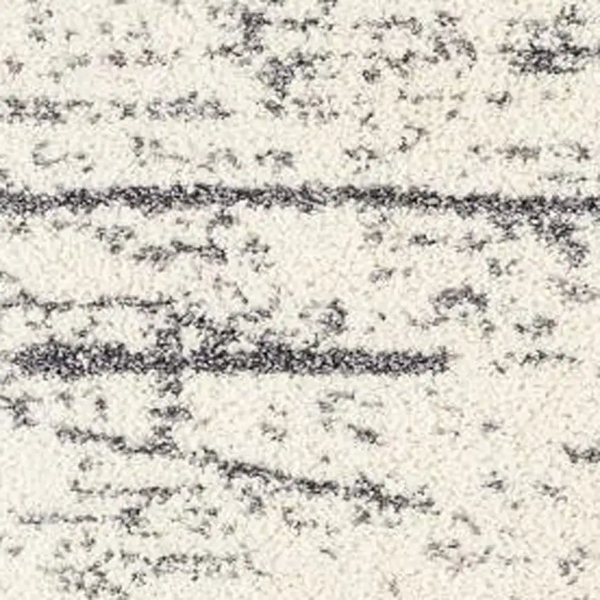 White And Gray Checkered Area Rug Photo 3
