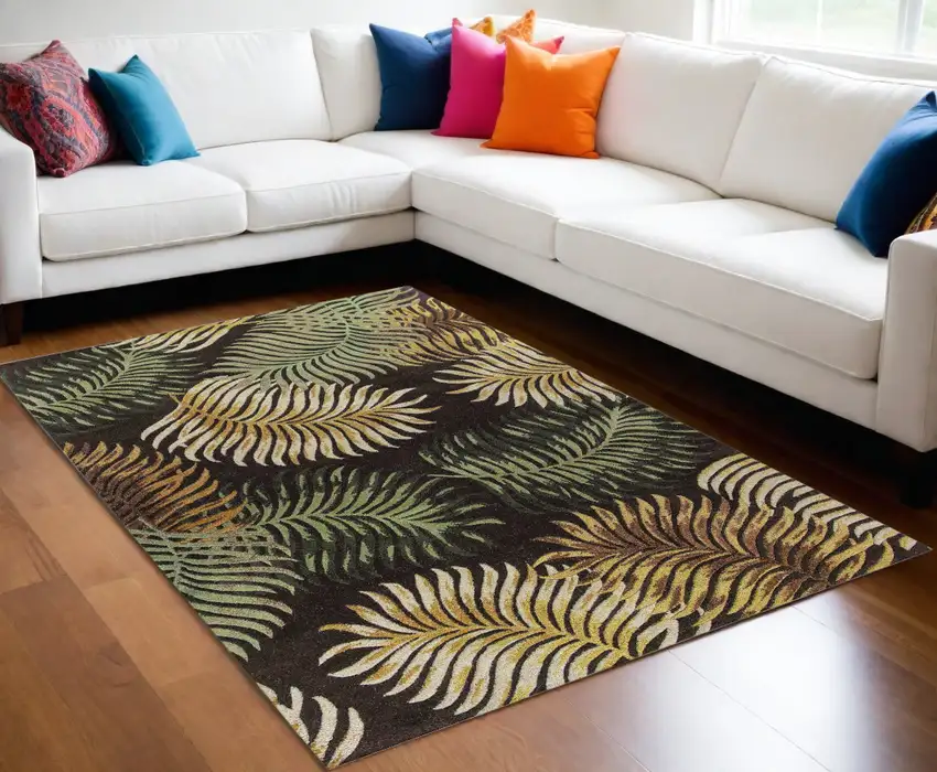 Wool Espresso Area Rug Photo 1