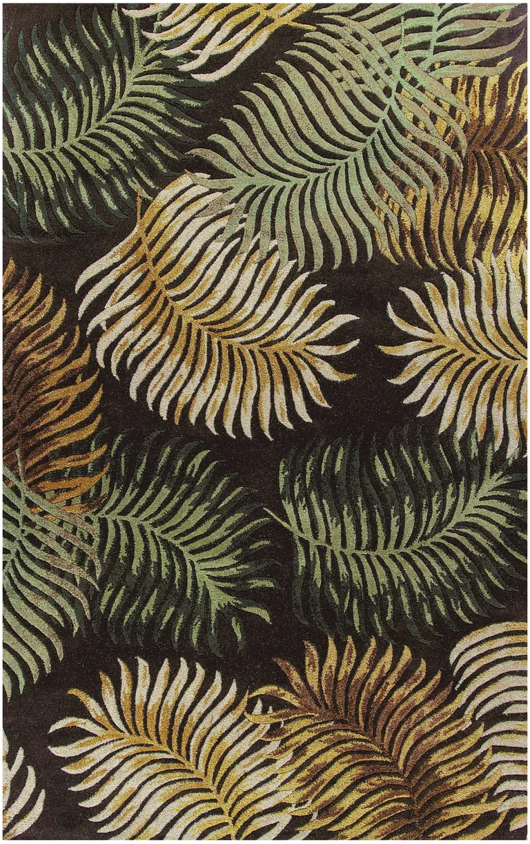 Wool Espresso Area Rug Photo 3