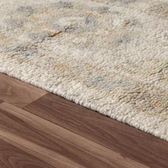 Wool Floral Hand Knotted Area Rug Photo 3