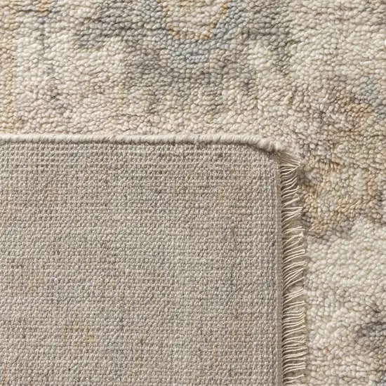 Wool Floral Hand Knotted Area Rug Photo 6