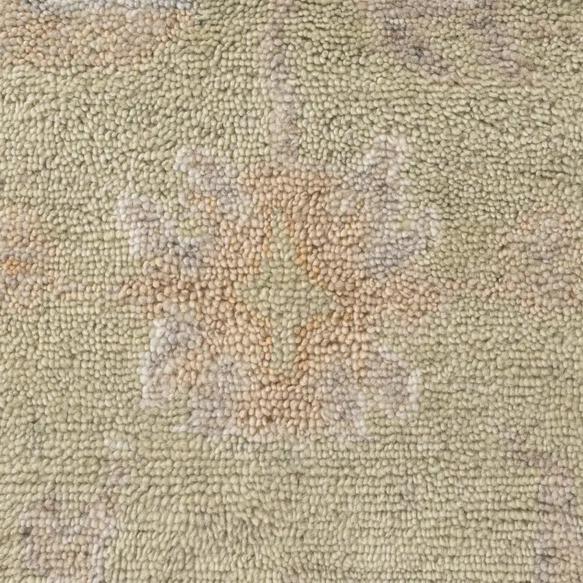 Wool Floral Hand Knotted Area Rug Photo 8