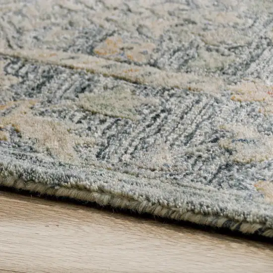 Wool Floral Hand Tufted Area Rug Photo 6