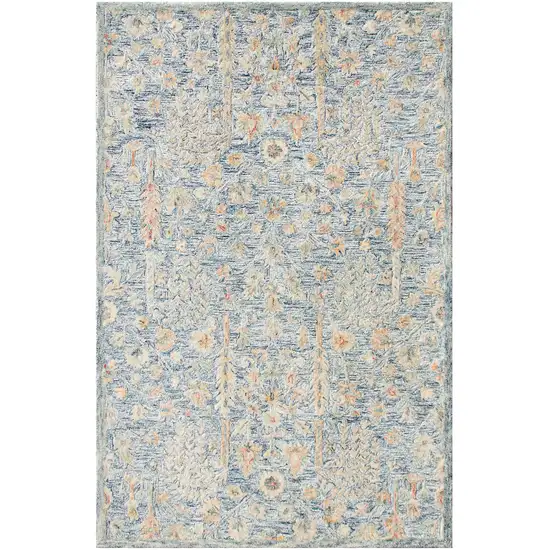 Wool Floral Hand Tufted Area Rug Photo 1
