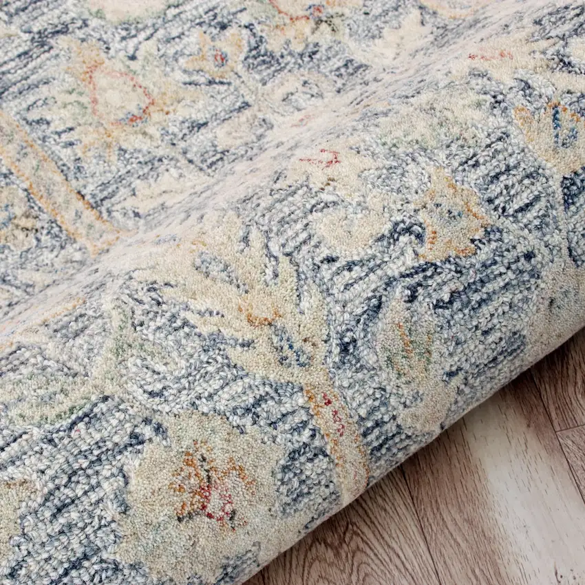 Wool Floral Hand Tufted Area Rug Photo 5