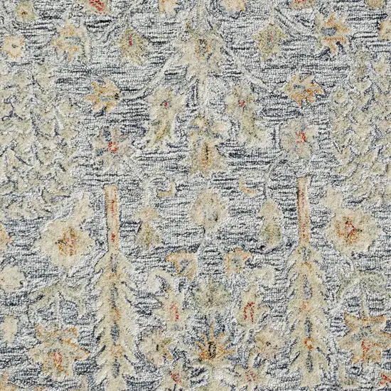 Wool Floral Hand Tufted Area Rug Photo 9