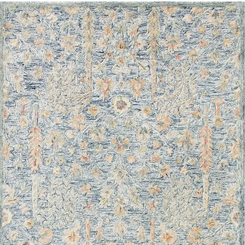 Wool Floral Hand Tufted Area Rug Photo 3