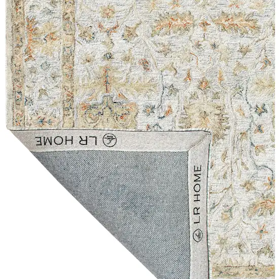 Wool Floral Hand Tufted Area Rug Photo 8