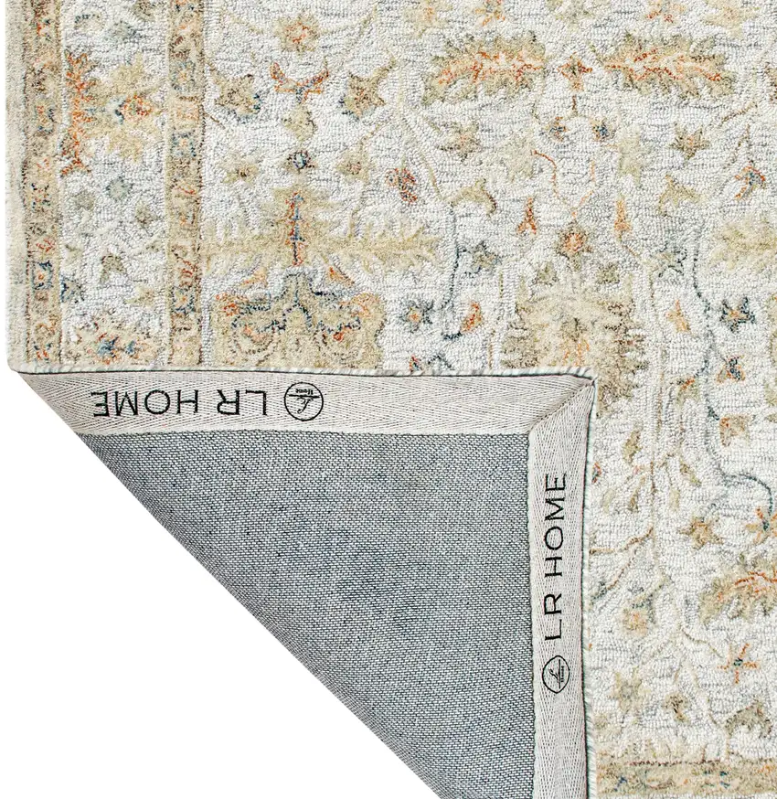 Wool Floral Hand Tufted Area Rug Photo 8