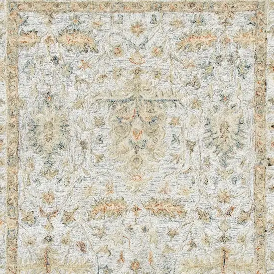 Wool Floral Hand Tufted Area Rug Photo 2