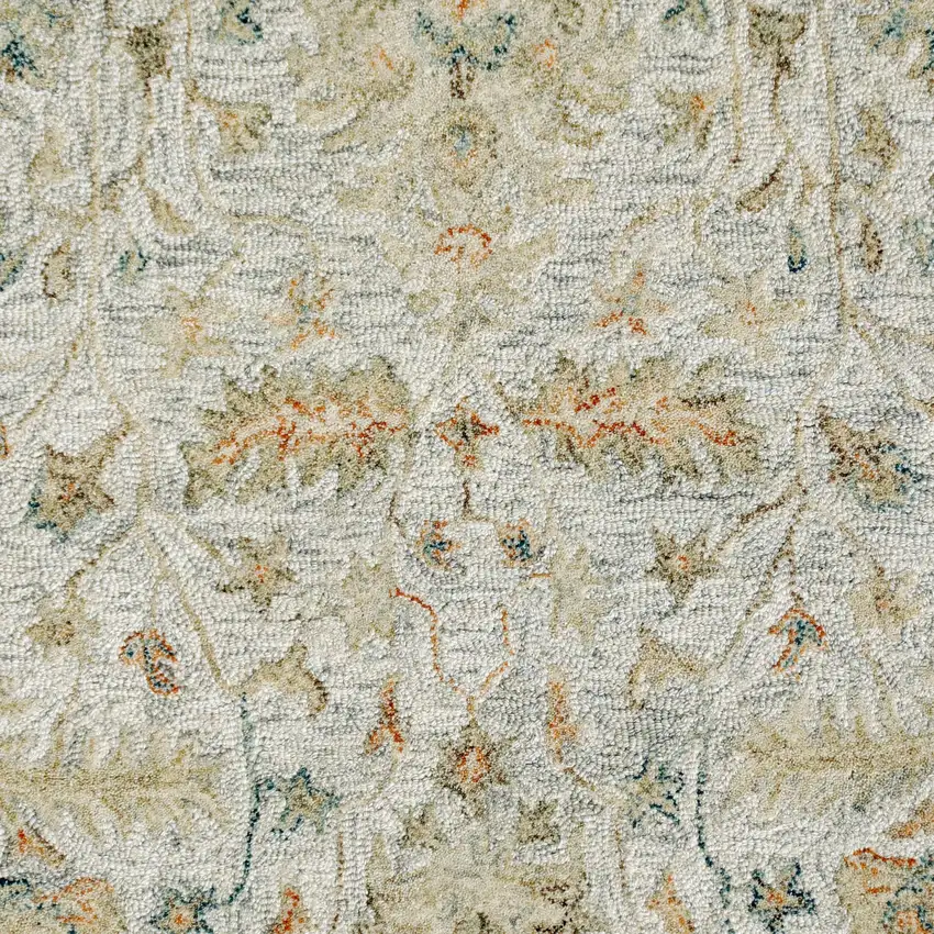 Wool Floral Hand Tufted Area Rug Photo 9