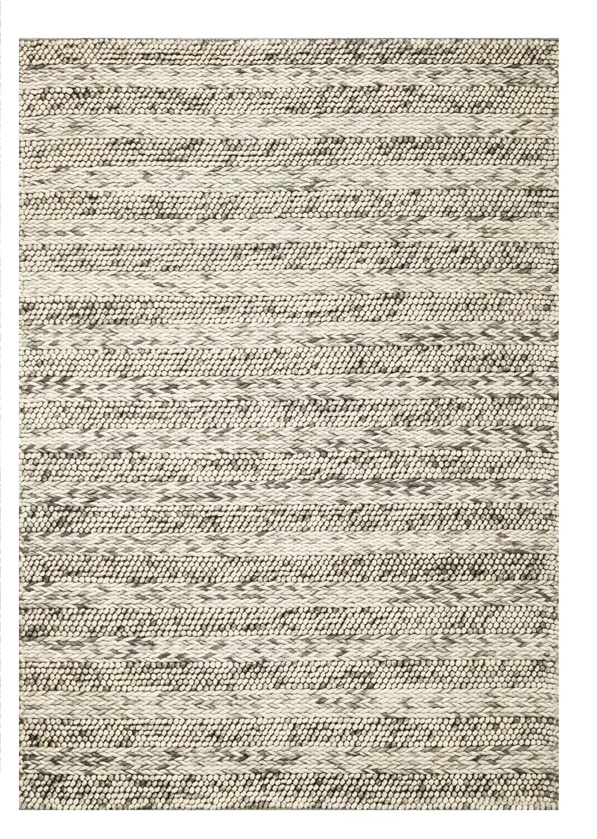 Wool Grey Area Rug Photo 1