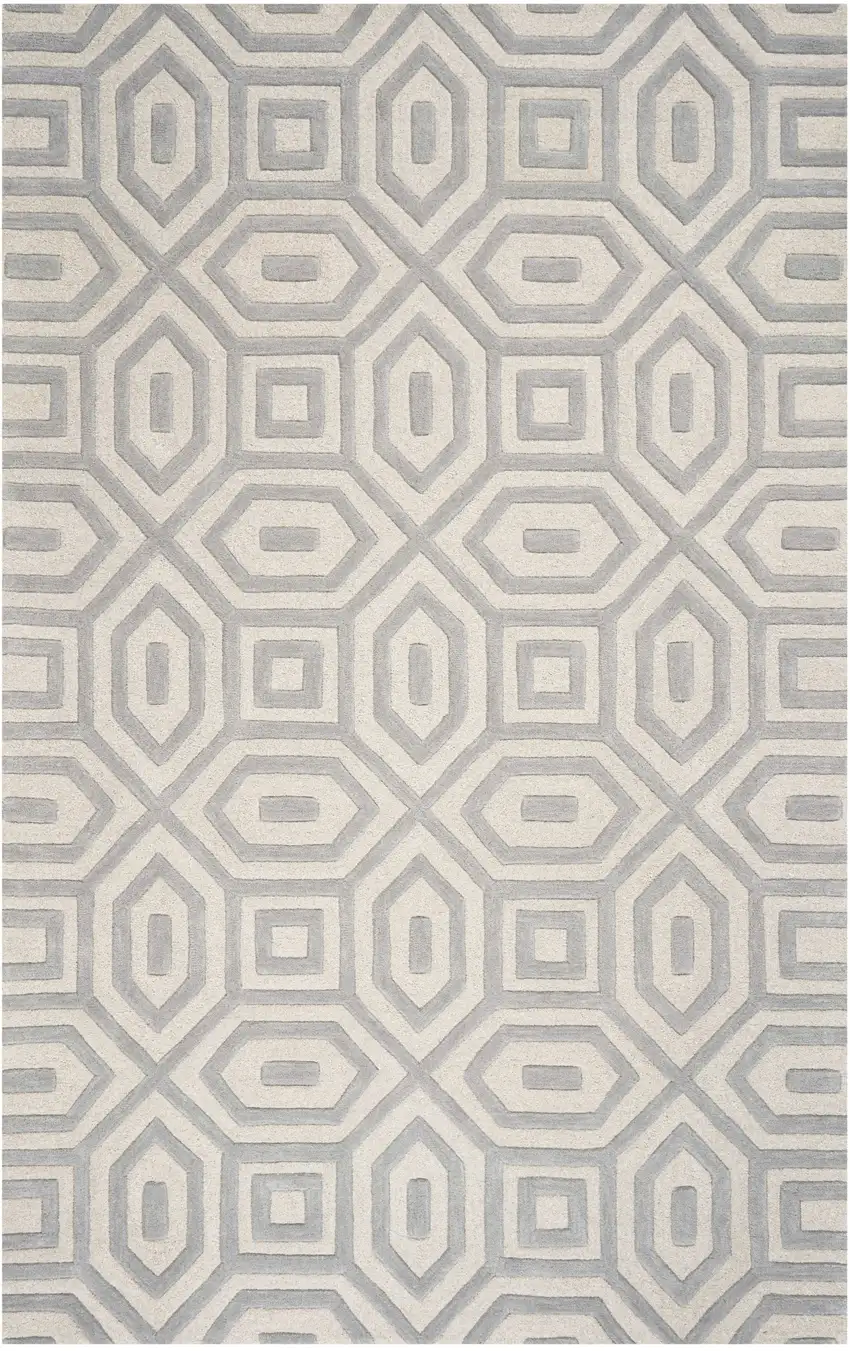 6 Wool Grey Area Rug Photo 1